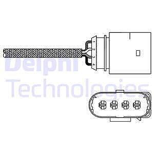 Delphi Lambdasonde [Hersteller-Nr. ES20285-12B1] für Audi, Skoda, VW von Delphi