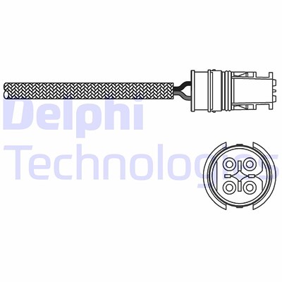 Delphi Lambdasonde [Hersteller-Nr. ES20313-12B1] für Chrysler, Mercedes-Benz von Delphi