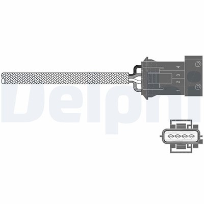 Delphi Lambdasonde [Hersteller-Nr. ES20341-12B1] für Volvo von Delphi