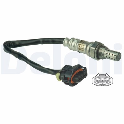 Delphi Lambdasonde [Hersteller-Nr. ES20526-12B1] für Chevrolet, Opel von Delphi