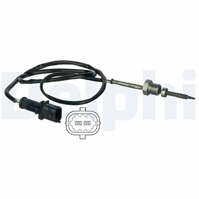 Delphi Sensor, Abgastemperatur [Hersteller-Nr. TS30004] für Fiat von Delphi