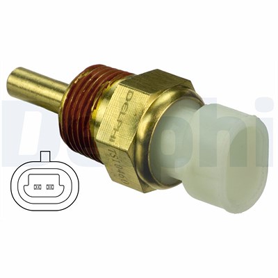 Delphi Sensor, Kühlmitteltemperatur [Hersteller-Nr. TS10460] für Chevrolet, Opel, Vauxhall von Delphi