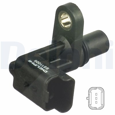 Delphi Sensor, Nockenwellenposition [Hersteller-Nr. SS11006] für BMW, Citroën, Ds, Mini, Peugeot von Delphi