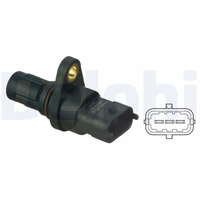 Delphi Sensor, Nockenwellenposition [Hersteller-Nr. SS11150] für Citroën, Peugeot, Toyota von Delphi