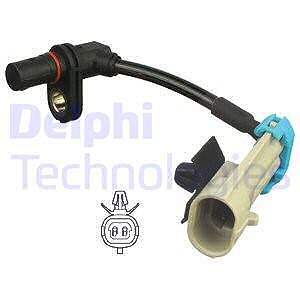 Delphi Sensor, Raddrehzahl [Hersteller-Nr. SS20317] für Chevrolet, Opel von Delphi