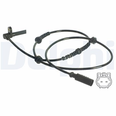 Delphi Sensor, Raddrehzahl [Hersteller-Nr. SS20129] für Citroën, Fiat, Peugeot von Delphi