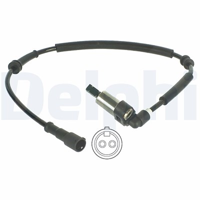 Delphi Sensor, Raddrehzahl [Hersteller-Nr. SS20145] für Renault von Delphi