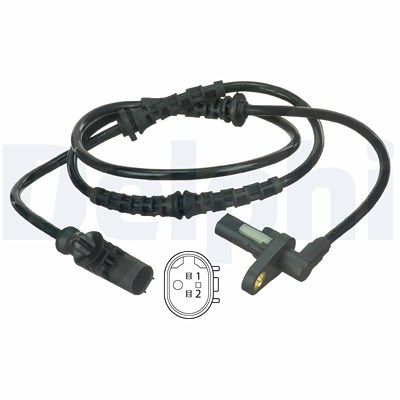 Delphi Sensor, Raddrehzahl [Hersteller-Nr. SS20367] für Land Rover von Delphi