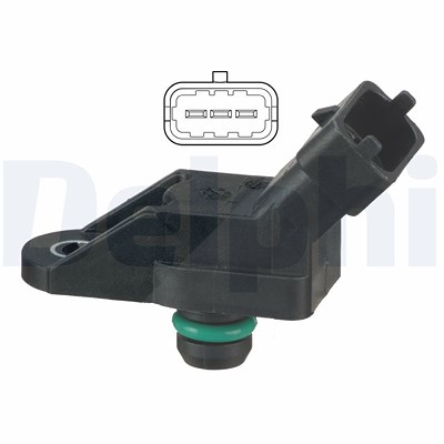 Delphi Sensor, Saugrohrdruck [Hersteller-Nr. PS10186] für Opel, Vauxhall von Delphi