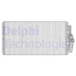 Delphi Verdampfer, Klimaanlage [Hersteller-Nr. TSP0525076] für Mercedes-Benz von Delphi