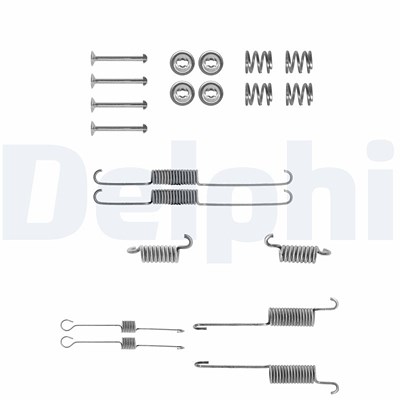 Delphi Zubehörsatz, Bremsbacken [Hersteller-Nr. LY1039] für Ford von Delphi