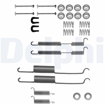 Delphi Zubehörsatz, Bremsbacken [Hersteller-Nr. LY1092] für Daewoo, Ford, Hyundai, Renault, Toyota von Delphi