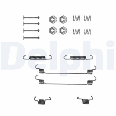 Delphi Zubehörsatz, Bremsbacken [Hersteller-Nr. LY1112] für Alfa Romeo, Citroën, Fiat, Renault von Delphi