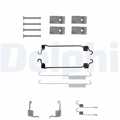 Delphi Zubehörsatz, Bremsbacken [Hersteller-Nr. LY1120] für Ford von Delphi