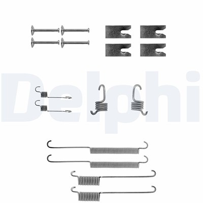 Delphi Zubehörsatz, Bremsbacken [Hersteller-Nr. LY1140] für Ford von Delphi