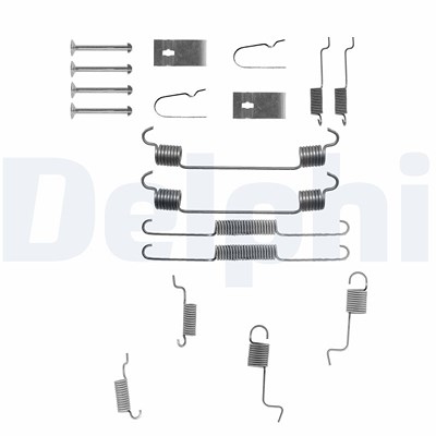 Delphi Zubehörsatz, Bremsbacken [Hersteller-Nr. LY1217] für Mazda von Delphi