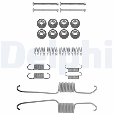 Delphi Zubehörsatz, Bremsbacken [Hersteller-Nr. LY1403] für Toyota, VW von Delphi