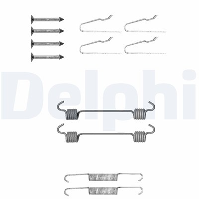 Delphi Zubehörsatz, Feststellbremsbacken [Hersteller-Nr. LY1306] für Chrysler, Ford Usa, Jeep, Lancia, Mercedes-Benz von Delphi