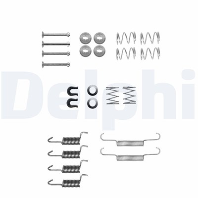 Delphi Zubehörsatz, Feststellbremsbacken [Hersteller-Nr. LY1348] für Mitsubishi, Subaru von Delphi