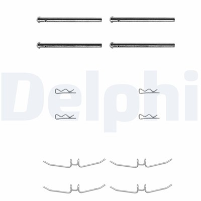 Delphi Zubehörsatz, Scheibenbremsbelag [Hersteller-Nr. LX0001] für Ford, Volvo von Delphi