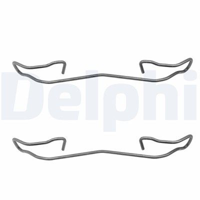 Delphi Zubehörsatz, Scheibenbremsbelag [Hersteller-Nr. LX0167] für Ford, Nissan, Renault von Delphi