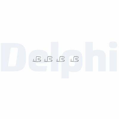 Delphi Zubehörsatz, Scheibenbremsbelag [Hersteller-Nr. LX0314] für Honda, Mitsubishi, Smart, Volvo von Delphi