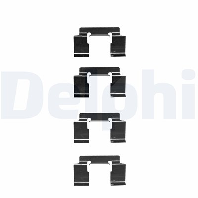 Delphi Zubehörsatz, Scheibenbremsbelag [Hersteller-Nr. LX0337] für Nissan von Delphi