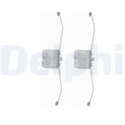 Delphi Zubehörsatz, Scheibenbremsbelag [Hersteller-Nr. LX0395] für Audi, Cadillac, Mazda, Nissan, Opel, Renault, Saab, Seat, Skoda, Vauxhall, Volvo, V von Delphi