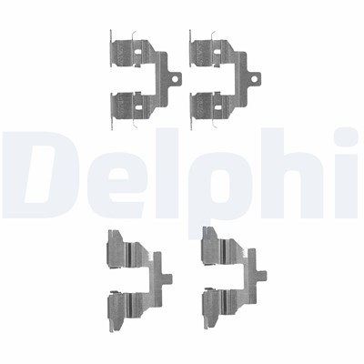 Delphi Zubehörsatz, Scheibenbremsbelag [Hersteller-Nr. LX0531] für Nissan, Renault von Delphi