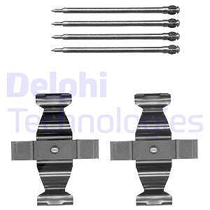Delphi Zubehörsatz, Scheibenbremsbelag [Hersteller-Nr. LX0546] für Mercedes-Benz von Delphi
