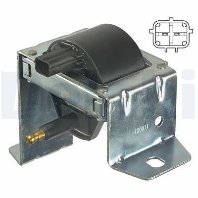 Delphi Zündspule [Hersteller-Nr. GN10196-12B1] für Mg, Rover von Delphi