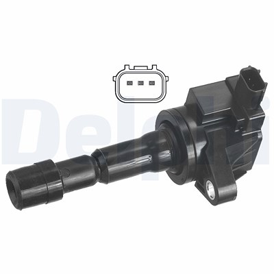 Delphi Zündspule [Hersteller-Nr. GN10547-12B1] für Honda von Delphi