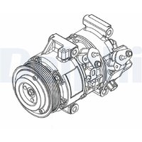 Klimakompressor DELPHI CS20495 Klimakompressor DELPHI CS20495 von Delphi