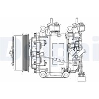 Klimakompressor DELPHI CS20515 Klimakompressor DELPHI CS20515 von Delphi
