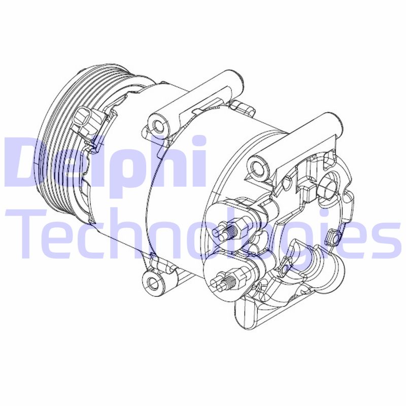 Kompressor, Klimaanlage Delphi CS20324 von Delphi