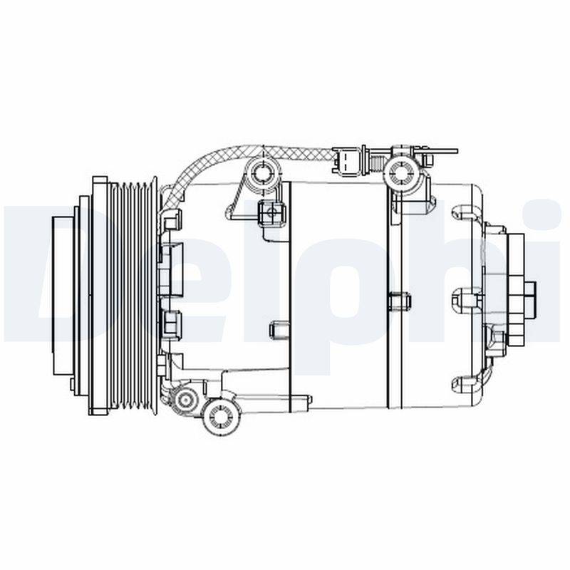 Kompressor, Klimaanlage Delphi CS20358 von Delphi