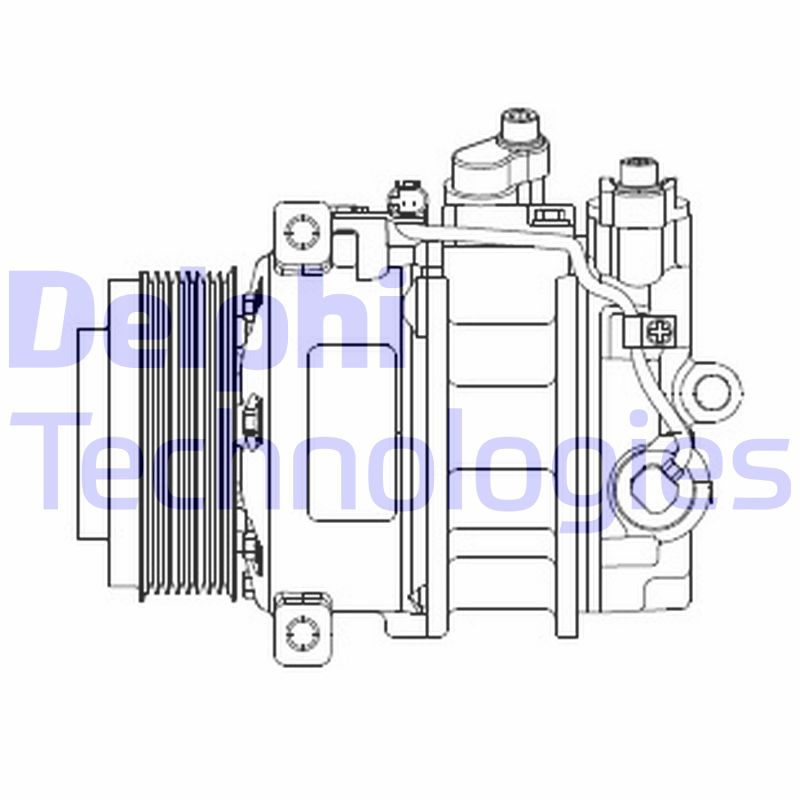 Kompressor, Klimaanlage Delphi CS20378 Kompressor, Klimaanlage Delphi CS20378 von Delphi