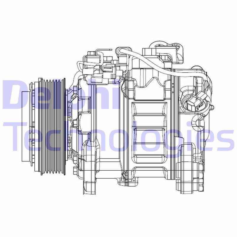 Kompressor, Klimaanlage Delphi CS20501 von Delphi
