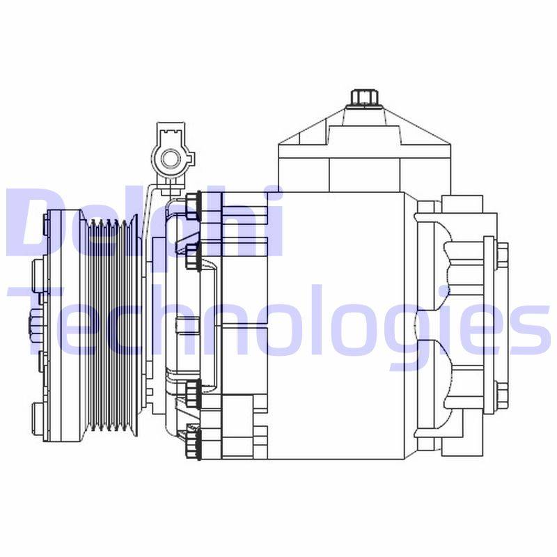 Kompressor, Klimaanlage Delphi CS20525 von Delphi