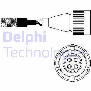 Lambdasonde Delphi ES10254-12B1 von Delphi