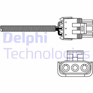 Lambdasonde Delphi ES10969-12B1 Lambdasonde Delphi ES10969-12B1 von Delphi