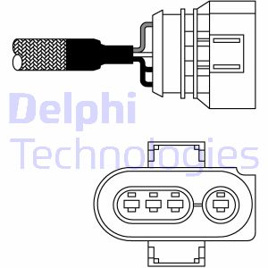 Lambdasonde Delphi ES10980-12B1 Lambdasonde Delphi ES10980-12B1 von Delphi