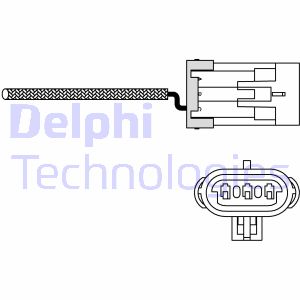 Lambdasonde Delphi ES10988-12B1 von Delphi