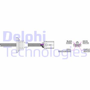 Lambdasonde Delphi ES20076-12B1 von Delphi