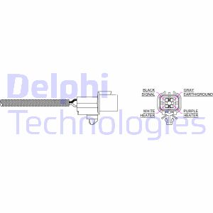 Lambdasonde Delphi ES20214-12B1 von Delphi