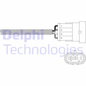 Lambdasonde Delphi ES20344-12B1 von Delphi