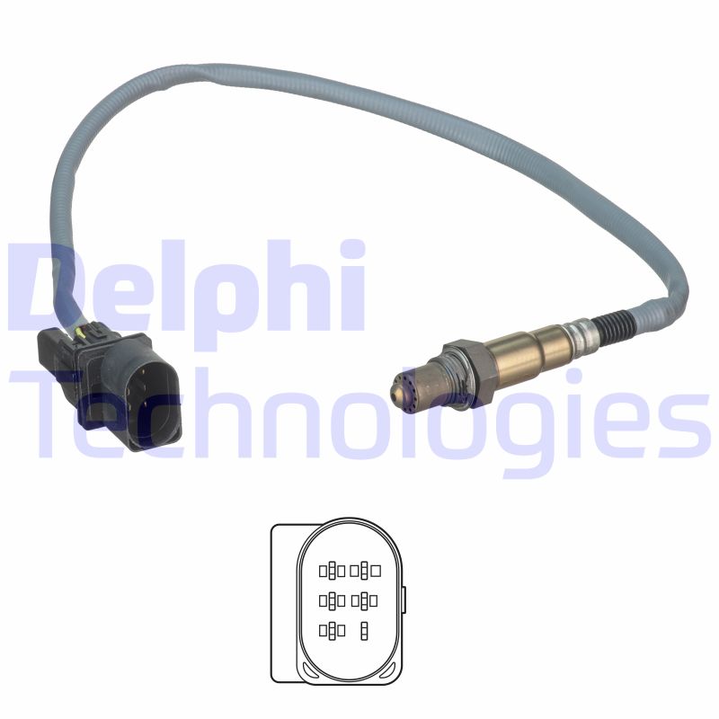 Lambdasonde Delphi ES20549-12B1 von Delphi