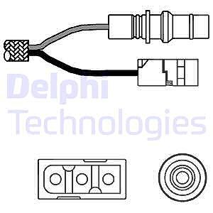 Delphi Lambdasonde [Hersteller-Nr. ES10276-12B1] für Gm Korea, Mercedes-Benz, Ssangyong von Delphi