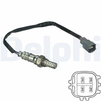 Delphi Lambdasonde [Hersteller-Nr. ES20118-12B1] für Lexus, Toyota von Delphi