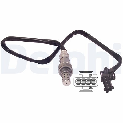 Delphi Lambdasonde [Hersteller-Nr. ES20234-12B1] für Citroën, Peugeot, Volvo von Delphi